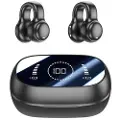 Mtp Products M47 Earclip Bone Conduction Trådløse Hovedtelefoner – Open-Ear, Bluetooth 5.3 - Sort