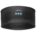 Mtp Products Bluetooth-pandebånd til Søvn, Træning, Jogging, Yoga - Sort