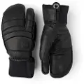 Hestra Fall Line, 3-finger skihandsker, sort/sort