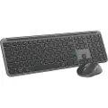 Logitech Signature Slim Combo MK950 - Graphite - Tastatur & Mus sæt - Nordisk - Grå