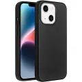Qialino Premium Mag iPhone 14 Læder Cover - Sort