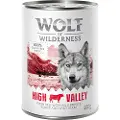 Wolf of Wilderness Adult 6 x 400 g - Single Protein - High Valley - Okse