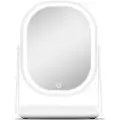 Gillian Jones Mirror With LED Light and Tray - White