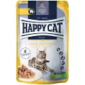 Happy Cat Pouch Kød i Sauce 12 x 85 g - Fjerkræ