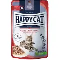 Happy Cat Pouch Kød i Sauce 12 x 85 g - Okse