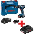 Bosch Gsb18v-55+2x2.0ah+gal18v-40+l-boxx Elektrisk Skruetrækker