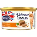 Butcher's Økonomipakke: 48 x 85 g Butcher's Delicious Dinners - Kylling & Kalkun