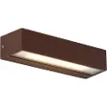 QAZQA Industriel væglampe rustbrun inkl. LED IP65 - Steph
