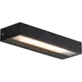 QAZQA Moderne væglampe sort inkl. LED IP65 - Hannah