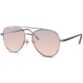 24hShop Aviator Solbriller - Guld med lilla linse