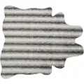 Home Decor Polyester Gråt Tæppe 160x150x2 Cm