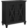 Dorel Home - Skab med dobbeltlåge Ellington - Sort - Skænke & sideboards - - Homeroom