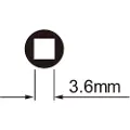 Icetoolz 12d5 Square 3.6 Mm Set Eger-nøgle