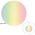 QAZQA Smart udendørslampe hvid 56 cm inkl. Wifi A60 IP65 - Nura