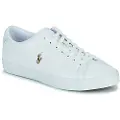 Ralph Lauren Polo Ralph Laurentil mænd. 816785025004 Lonwoord lædersko hvid (47), Fast, Blonder, Casual