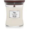 Woodwick Rumdufte Duftende-stearinlysWhite Teak Medium Jar 275 g (644,00 kr / 1 kg)