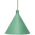 Hubsch Pendel lampe YAMA, grøn, Hübsch