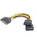 24hShop SATA strømkabel splitter 15 cm