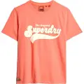 Superdry Retro Flock Relaxed T-shirt Med Korte ærmer