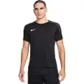 Nike Kortærmet Strike Dri-FIT-fodboldtrøje til mænd - sort