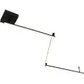 QAZQA Loftslampe sort 150,8 cm inkl. LED 3-trins dæmpbar justerbar - Annuschka