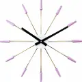 Nextime - Vægur Plug In 58 cm - Lilla - Vægure og bordure - - Homeroom