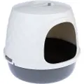 TIAKI toilet med hus Nebel - mørkegrå/hvid