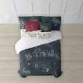 Play Fabrics Harry Potter Guld Dynebetræk Med Knapper Til Seng 135/ 140x240 Cm