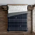 Play Fabrics Dynetæppe Med Knapper Ravenclaw-billede Til 135/140 Seng 220x220 Cm