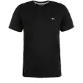 Tommy Hilfiger Tommy Jeanstil mænd. DM0DM09598 Tjm T-shirt Regular Jersey C hals sort (L), Casual, Korte ærmer, Økologisk bomuld, Bæredygtig