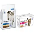 Perfect Fit Indoor 1+ med kylling kattefoder