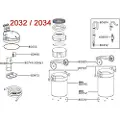 Eheim 2032/2231/2232 Filtermediebeholder