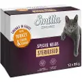 Smilla Økonomipakke: 24 x 85 g Smilla Bidder med Grøntsager - Sterilised Kalkun & Grønne Bønner