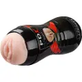 PDX Pussy Vibrating Stroker - vibrerende onani mellemvæg (naturlig)