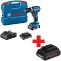 Bosch Gsb18v-45+2x2.0ah+gal18v-20+lc Elektrisk Skruetrækker