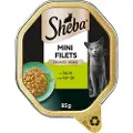Sheba Mini Filets med kanin i sovs vådfoder til katte (bakker 85 g)