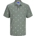 Jack & Jones Palm Aop Dut Kortærmet Skjorte
