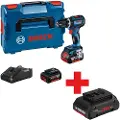 Bosch Gsb18v-90c+2x4.0ah+gal18v-40+l-boxx Elektrisk Skruetrækker