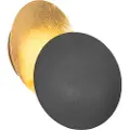 QAZQA Smart væglampe sort med guld inkl. Wifi G9 - Sunrise