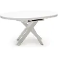 Kave Home - Spisebord Vashti, 120x160 cm - Hvid - Spiseborde - - Homeroom