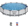 Bestway 56416 Steel Pro Max Ø366x76cm Rundt Rørbassin