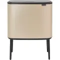 Brabantia Tryk-top skraldespand TOUCH BIN 36 l, champagne, Brabantia