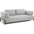 Kave Home - Sofa Compo, 3-pers. - Grå - 3-pers. sofaer - - Homeroom