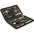 Erbe Manicure-EtuisVandbøffel og jucht-etui, 7 dele Manicureetui i sort 1 Stk. (929,00 kr / 1 stk.)