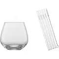 Zwiesel Glas Cocktailglas BASIC BAR 587 ml, med sugerør, sæt med 4 stk, Zwiesel Glas