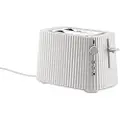 Alessi Brødrister PLISSE, 2 skiver, hvid, Alessi