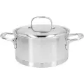 Demeyere - Gryde med låg 20 cm, 3 l Atlantis 7 - Sølvfarvet - Gryder & kasseroller - - Homeroom