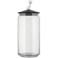 Alessi Kattemadsbeholder MIOJAR 1,5 l, sort, glas, Alessi