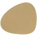 Lind DNA Dækkeserviet CURVE NUPO 37 x 44 cm, khaki, læder, LIND DNA