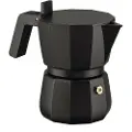Alessi Espressomaskine til komfur MOKA 150 ml, sort, aluuminium, Alessi